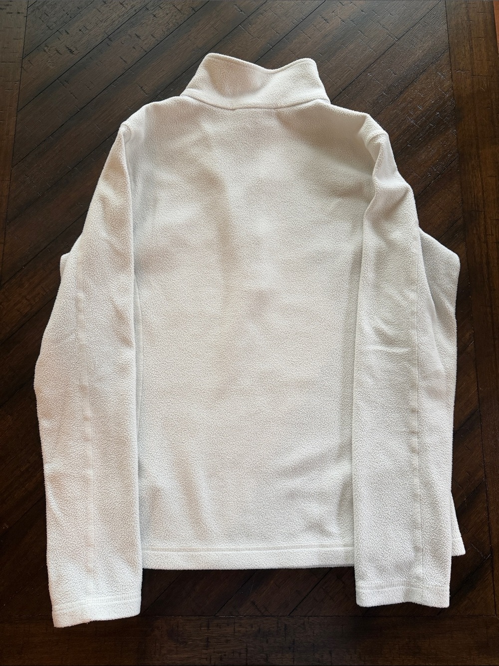 Patagonia Cream 1/4-Zip Teddy Fleece Pullover - Picture 3 of 5